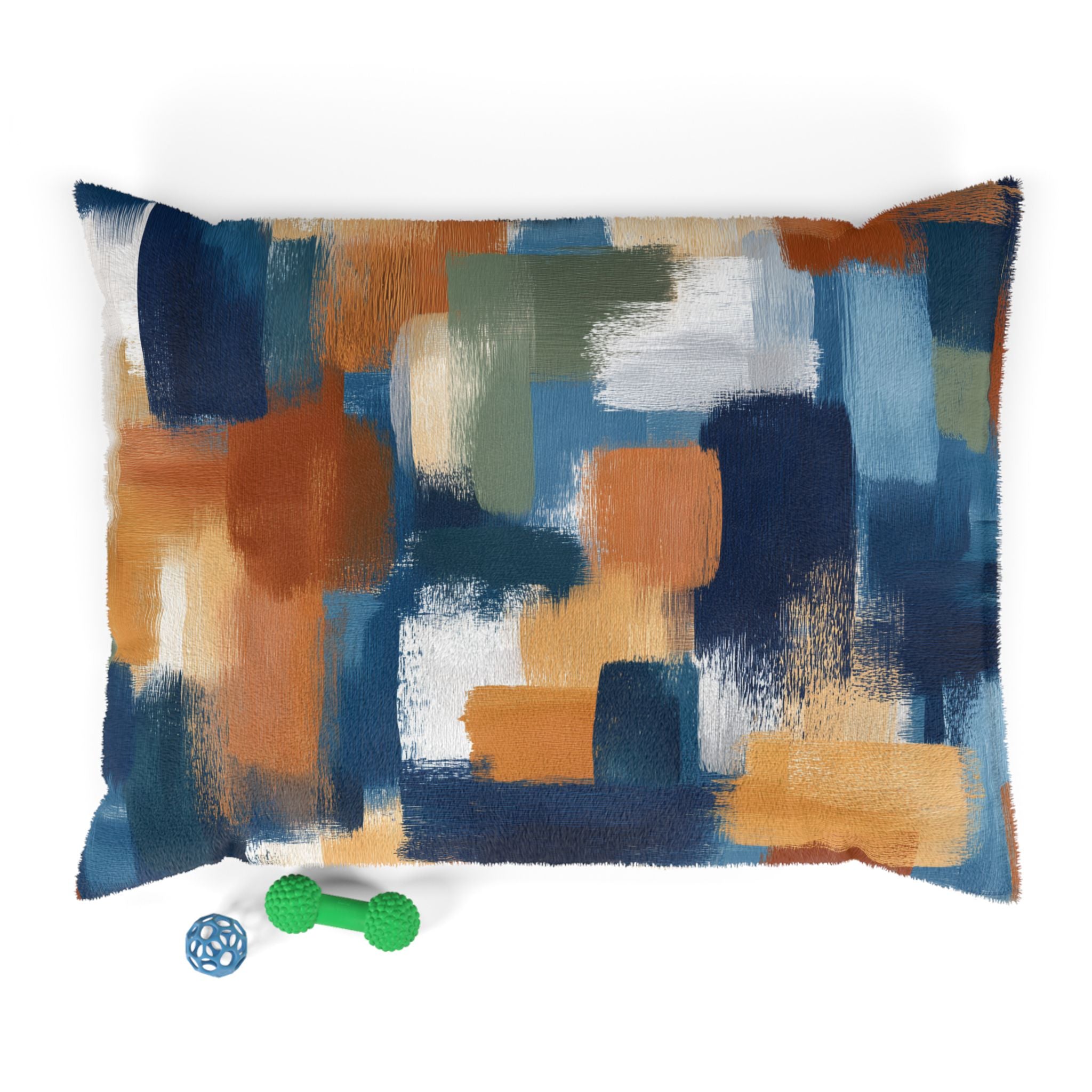 Abstract Brushstroke Pet Bed
