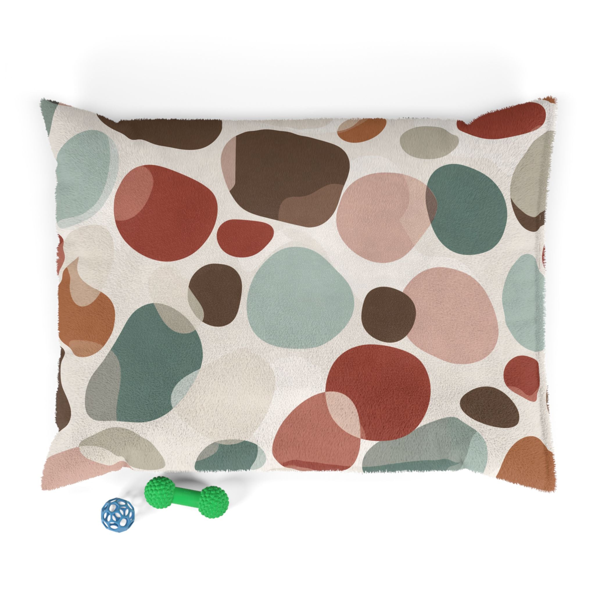 Abstract Pebble Pattern Pet Bed