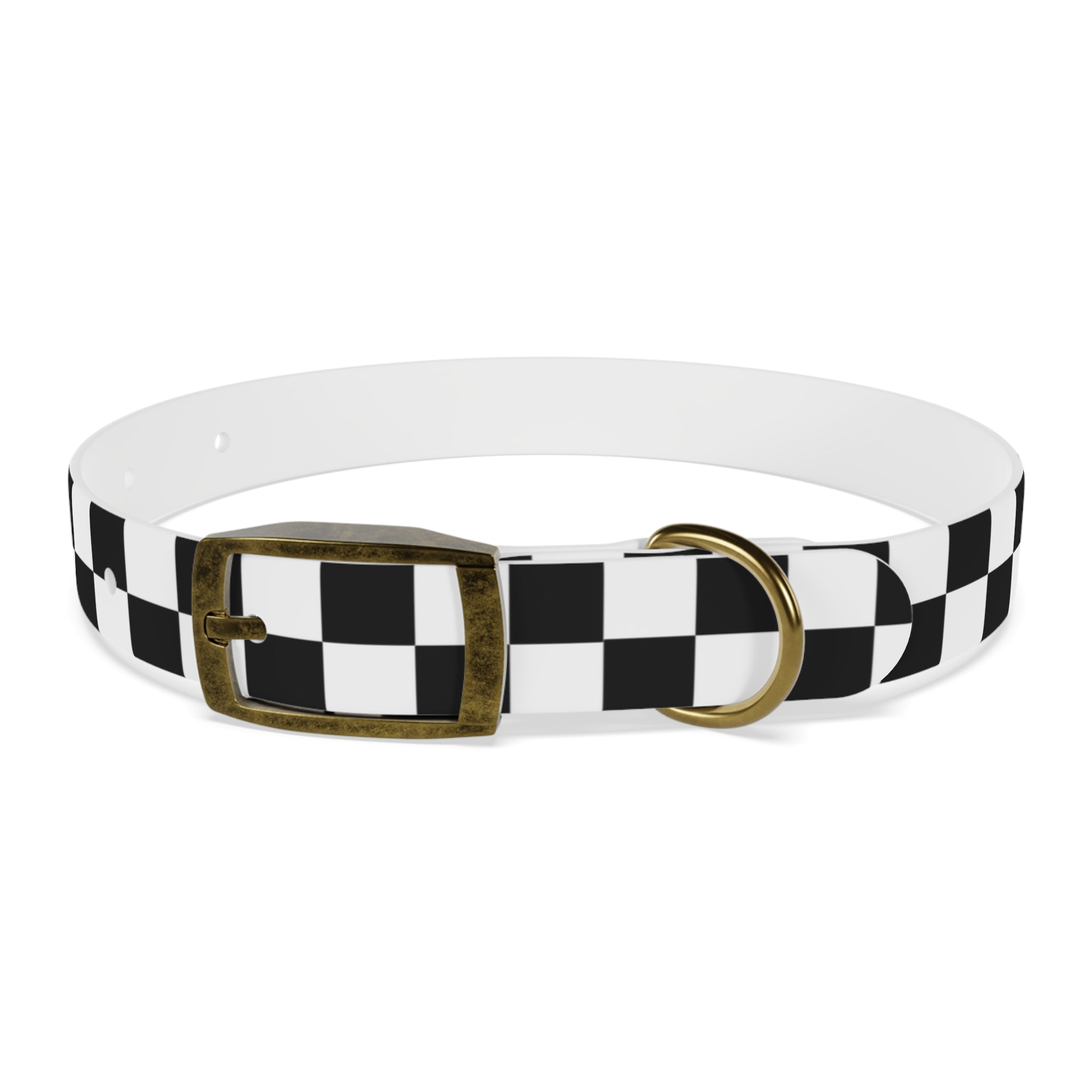 Checkerboard Pup Collar