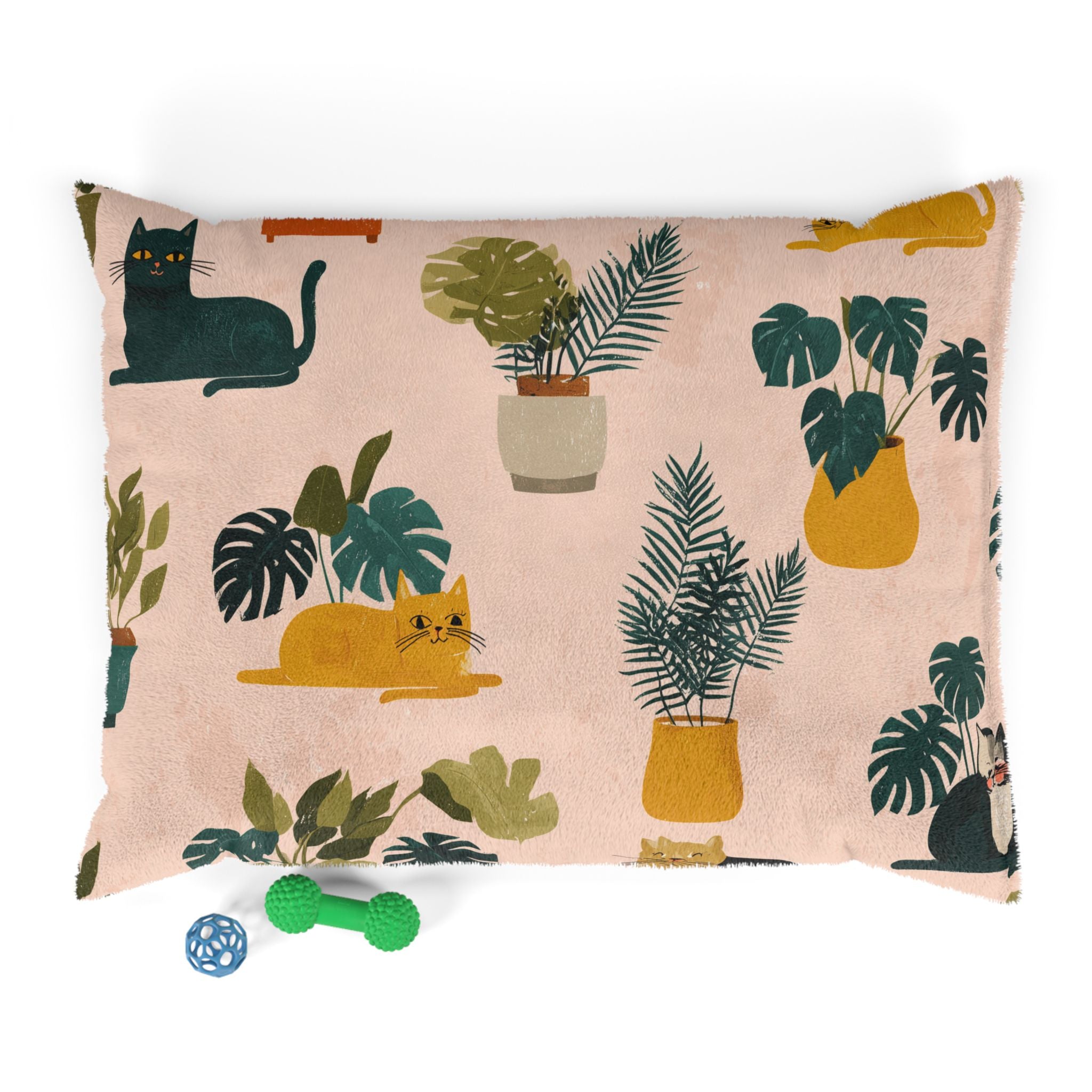 Botanical Cats Pet Bed