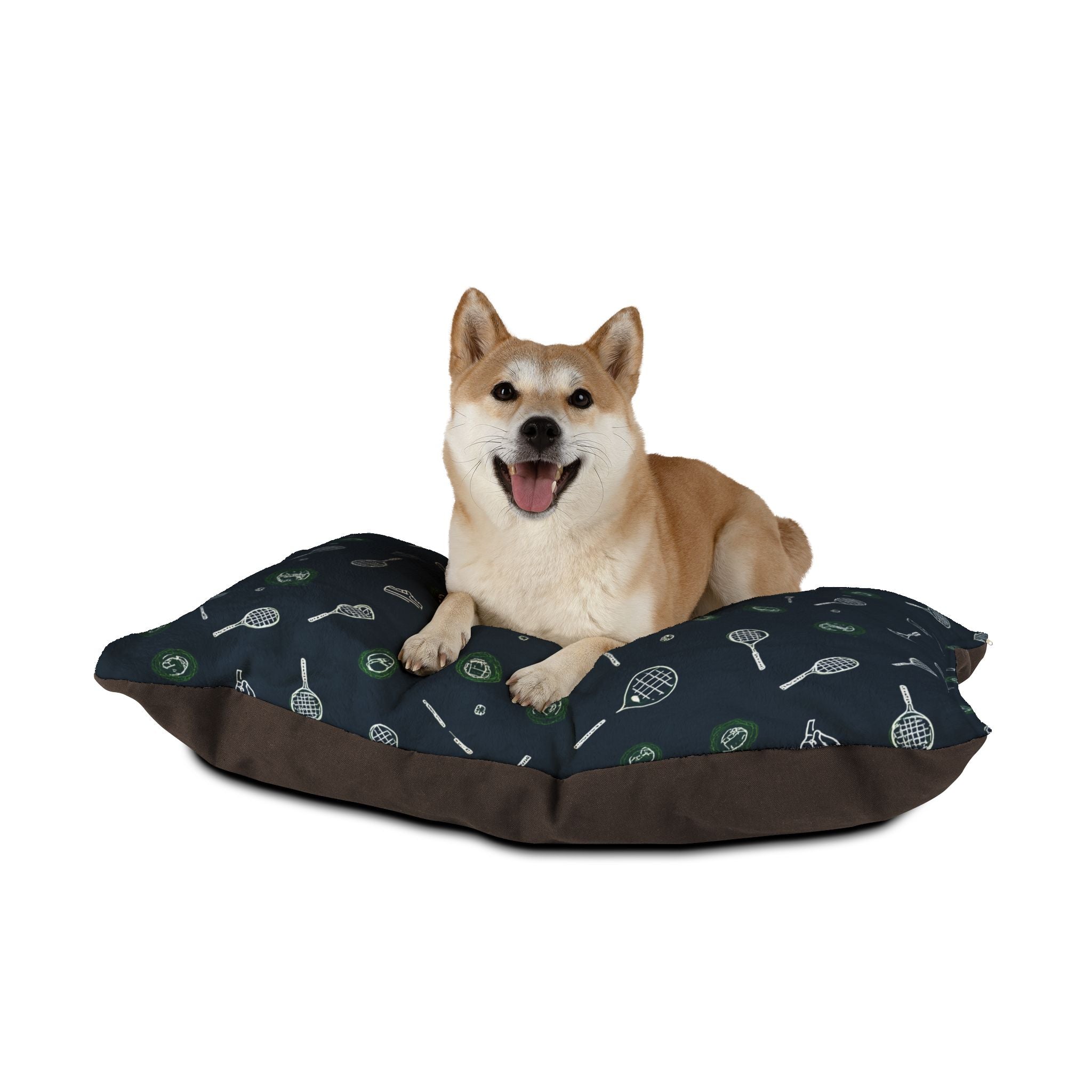 Tennis Pattern Pet Bed