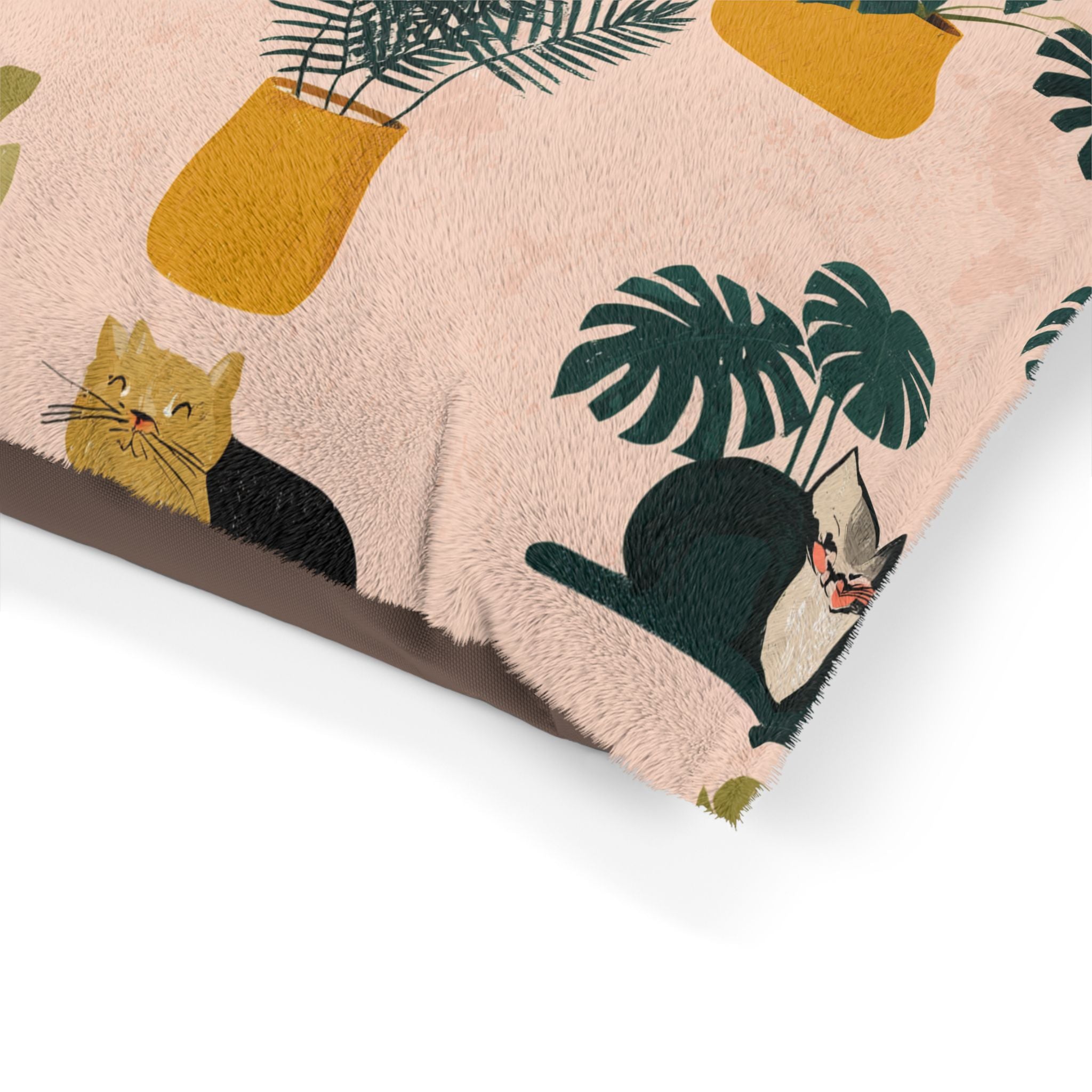 Botanical Cats Pet Bed