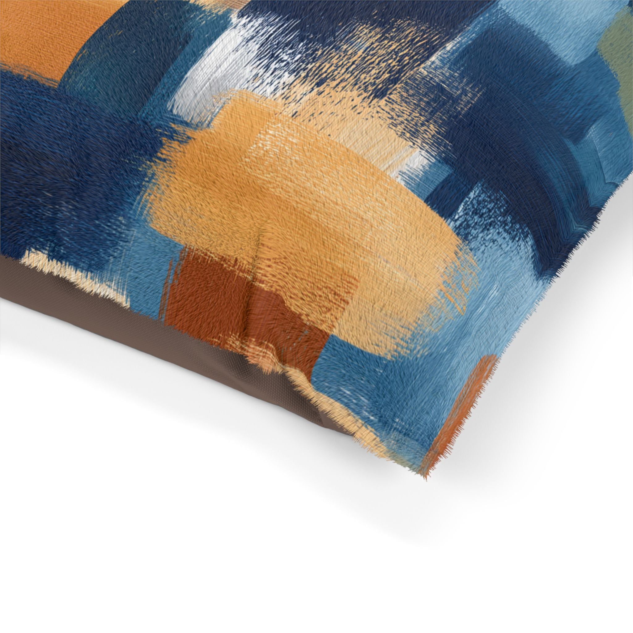Abstract Brushstroke Pet Bed