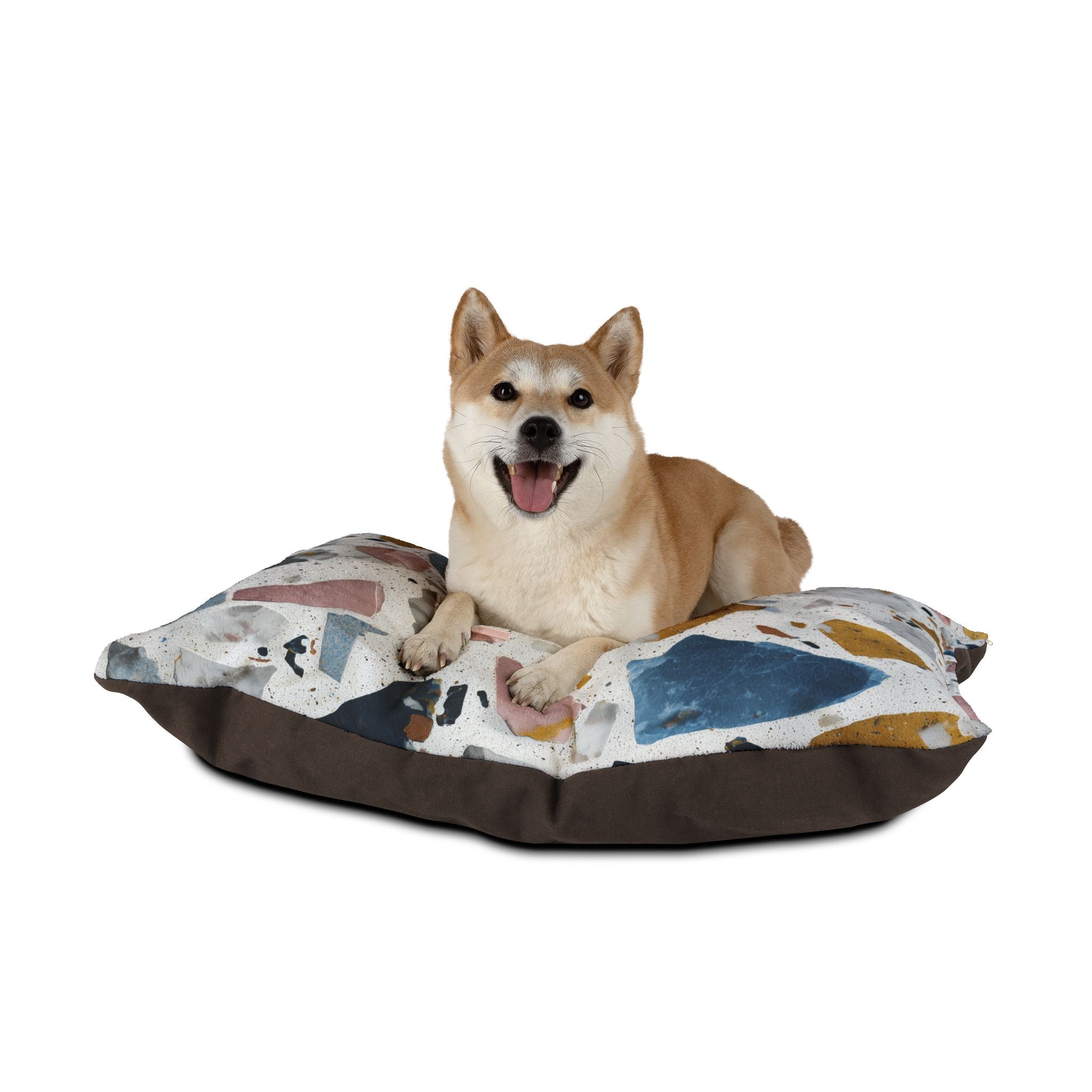 Terrazzo Pattern Cozy Pet Bed