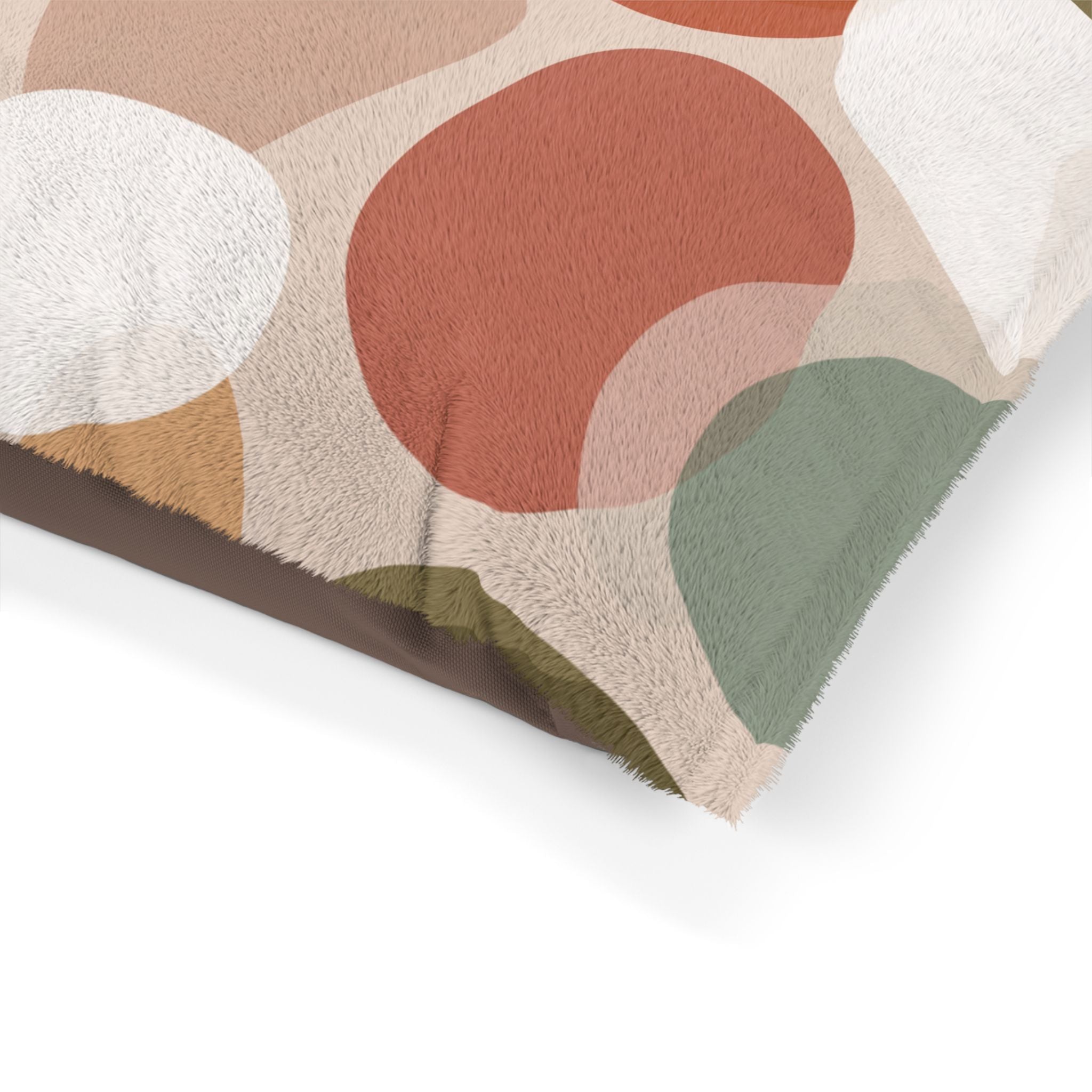 Abstract Pebble Plush Pet Bed