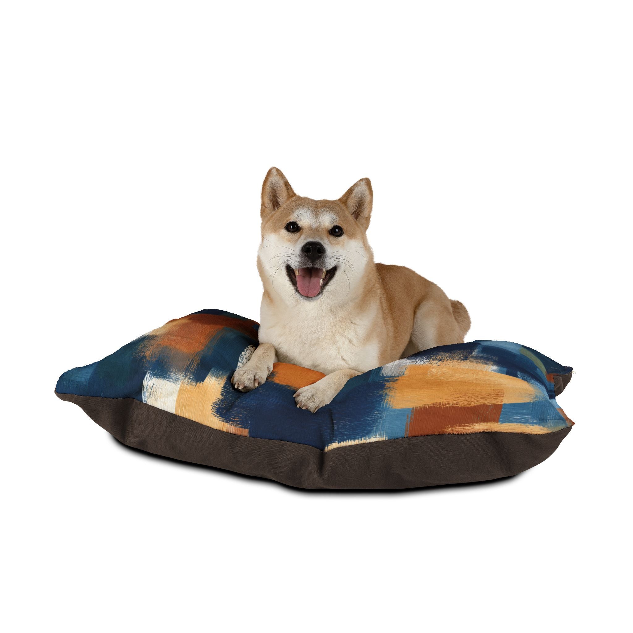 Abstract Brushstroke Pet Bed