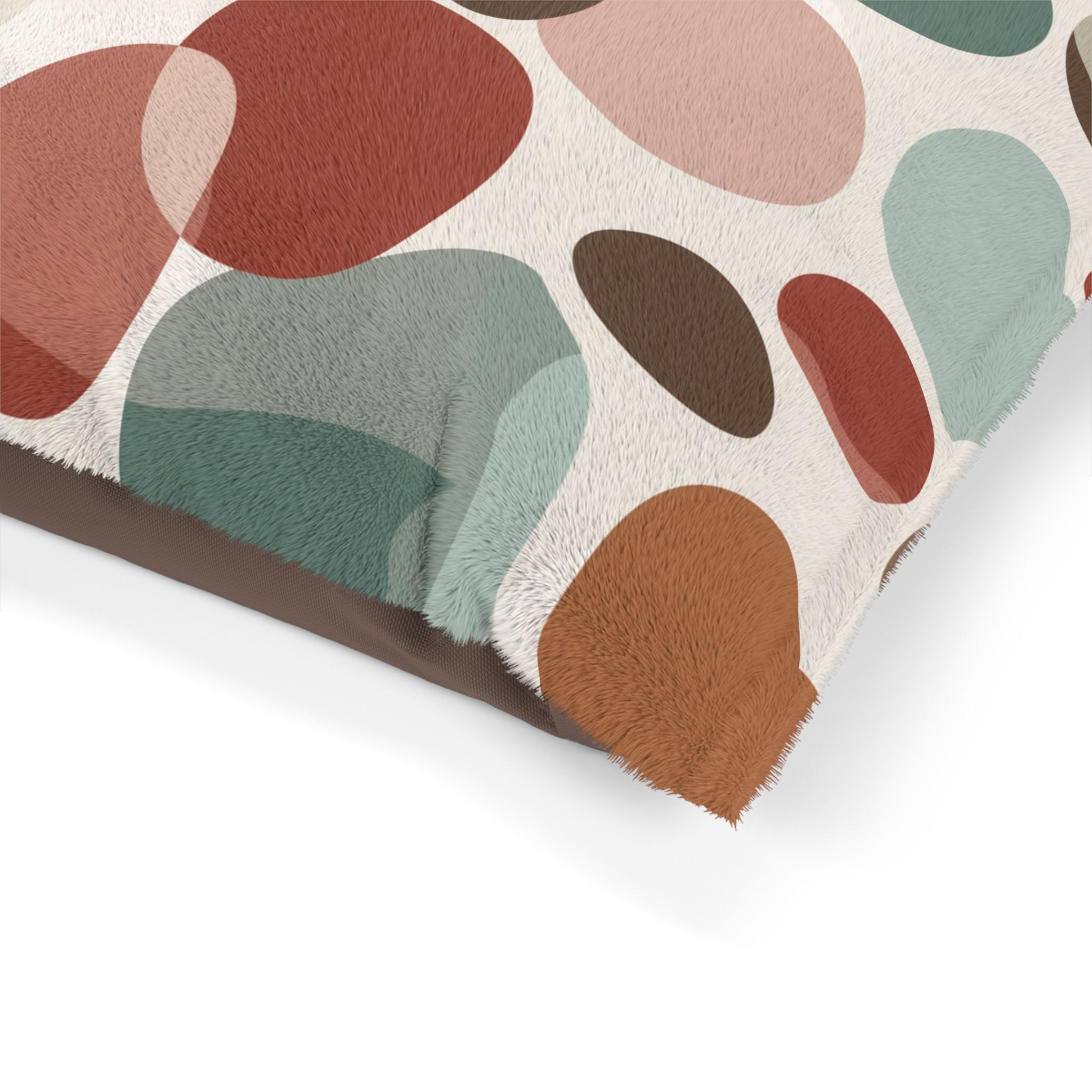 Abstract Pebble Pattern Pet Bed