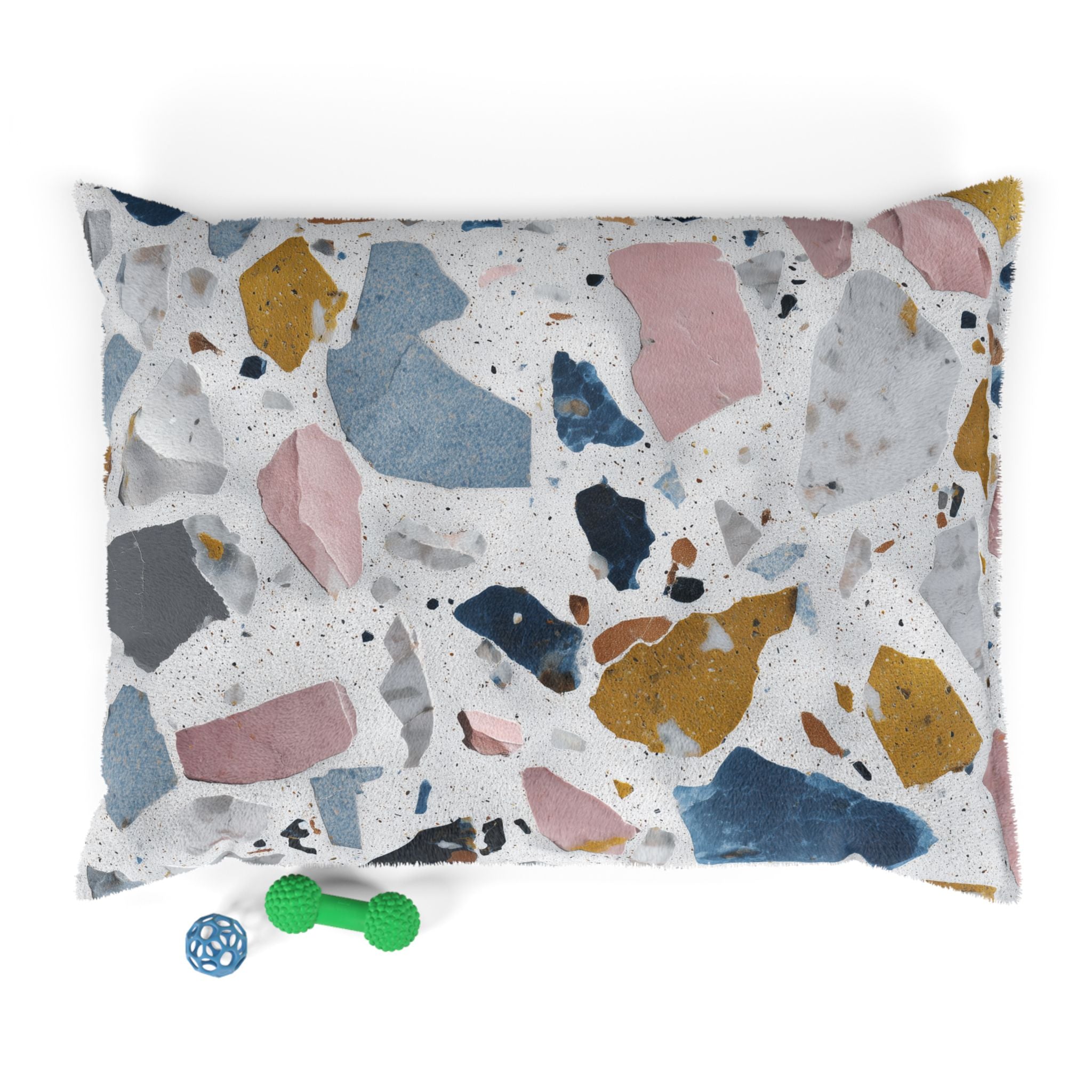 Terrazzo Pattern Cozy Pet Bed