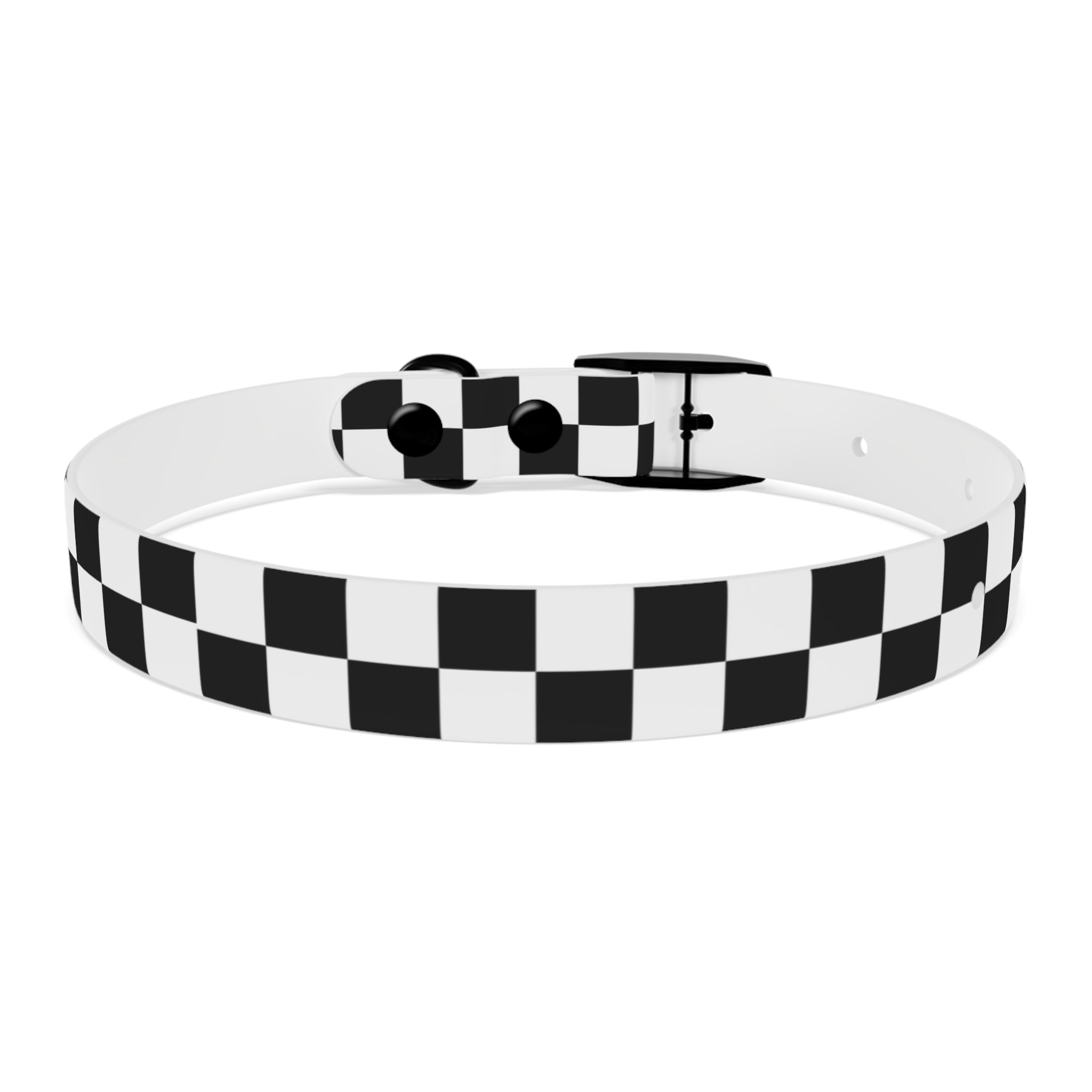 Checkerboard Pup Collar